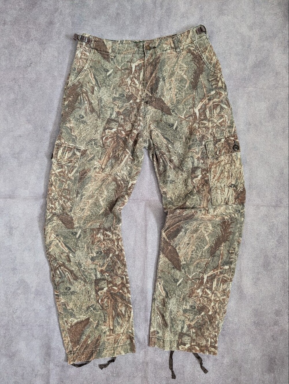 Vintage Cabela's Camouflage Utility Cargo Pants Sizw 34 Green/Brown